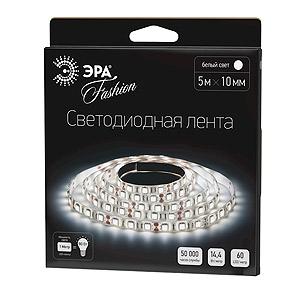 Светодиодная лента ЭРА IP20  12V  14,4Вт/м  4000К  LS5050-60LED--W (1уп.-5м)