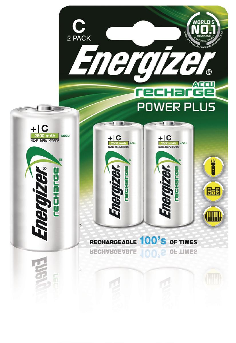 Аккумулятор ENERGIZER Rech Power Plus C2500 BL-2 2500 mAh