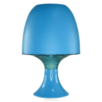 Ночник настольный Трансвит КТ002А_ру 15Вт, 220В, Е14, КЛЛ, голубой