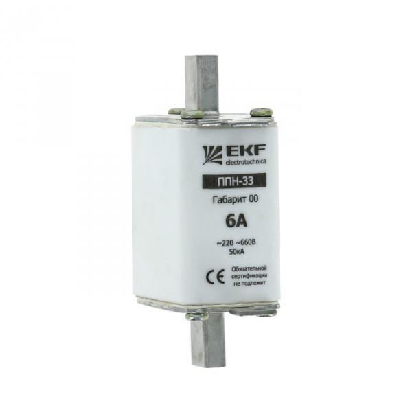Плавкая вставка предохр. габ.   00  50А EKF ППН-33