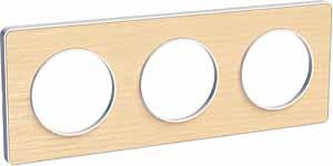 Schneider Electric ODACE Бук Рамка 3-местная S52P806M