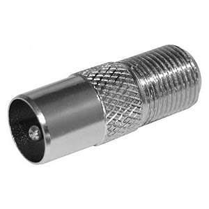 Переходник F гнездо - TV штекер ( F 911 под разъём F 59 ) TV10 05-4303-6 (кратно 100)