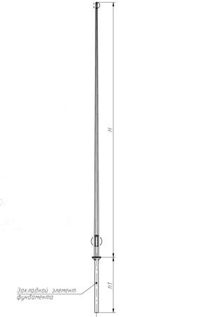 Опора НФГ-4,0-02-ц ТАНС.12.028.000 / ТАНС.12.028.000-03 (метизы в комплекте)
