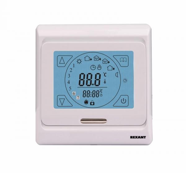 Терморегулятор сенсорный с автоматическим программированием (R91XT)  REXANT 51-0533