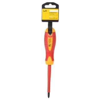 Отвертка шлицевая диэлектрическая SL 4х100мм, 1000В Expert / IEK