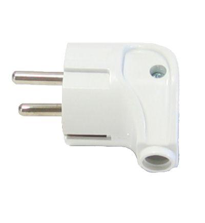 MAKEL Вилка сетевая с заземляющими контактами угловая 10027