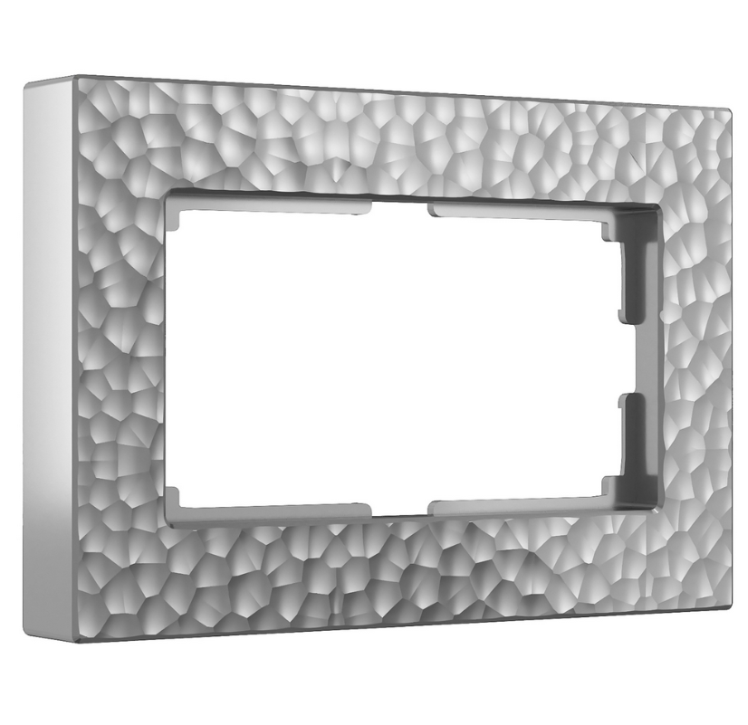 Werkel  Hammer Серебро Рамка для двойной розетки W0082406/ a052534
