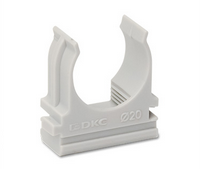 Держатель с защелкой, DKC 51020M д.20мм подходит для установки с помошью монтажного пистолета (кратно 100)