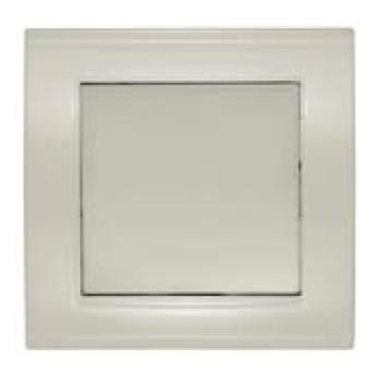 UNIVersal  Бриллиант  Слоновая Кость  Выключатель 1-клавишный 10А 220В скрытая установка 7948585